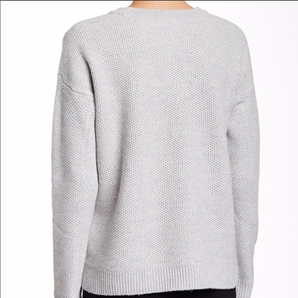 Vince. Honeycomb Knit Yak and Wool Sweater - Picture 2 of 8